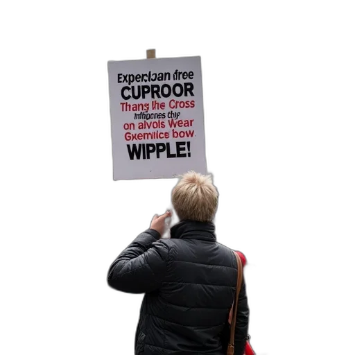 weapon, jacket, umbrella, staff, group, people, holding, signs transparent PNG cut-out