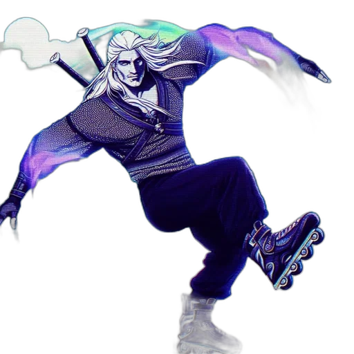 staff, creature, mask, concept art, fantasy art, vaporwave, comic book art, energetic transparent PNG cut-out