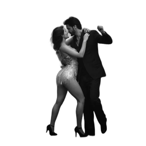 dress, photorealistic, fire, man, woman, passionately, dance, kiss transparent PNG cut-out