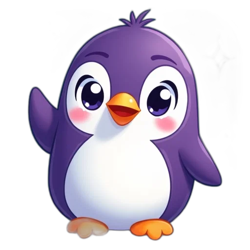 animal, creature, cartoon, 3d render, photorealistic, concept art, stylized, penguin transparent PNG cut-out