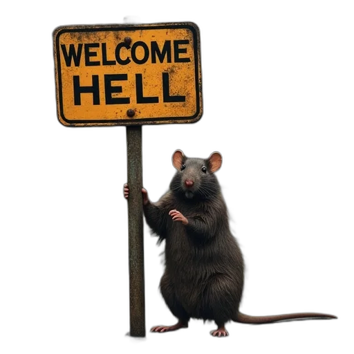 animal, staff, street, sign transparent PNG cut-out