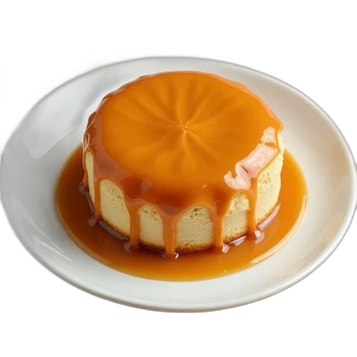 food, crown, 3d render, photorealistic, round, golden-brown, cake, glossy transparent PNG cut-out