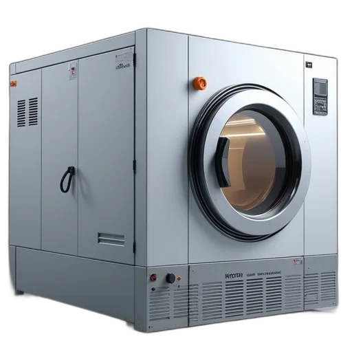 robot, 3d render, high, performance, microwave, dryer, drying, machine transparent PNG cut-out