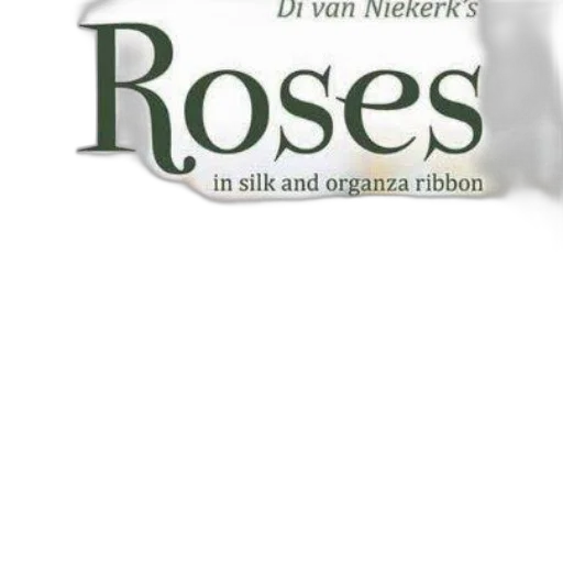book, cover, featuring, delicate, pink, rose, made, silk transparent PNG cut-out