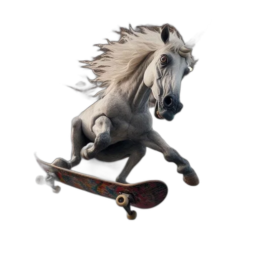 dragon, animal, creature, hair, fantasy art, concept art, 3d render, photorealistic transparent PNG cut-out