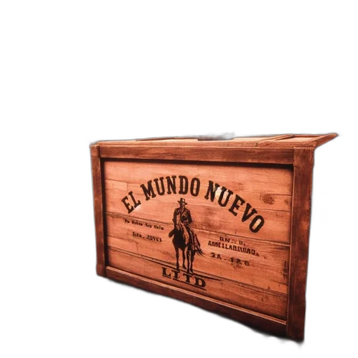 furniture, 3d render, old-style, tobacco, warehouse, contains, large, wooden transparent PNG cut-out