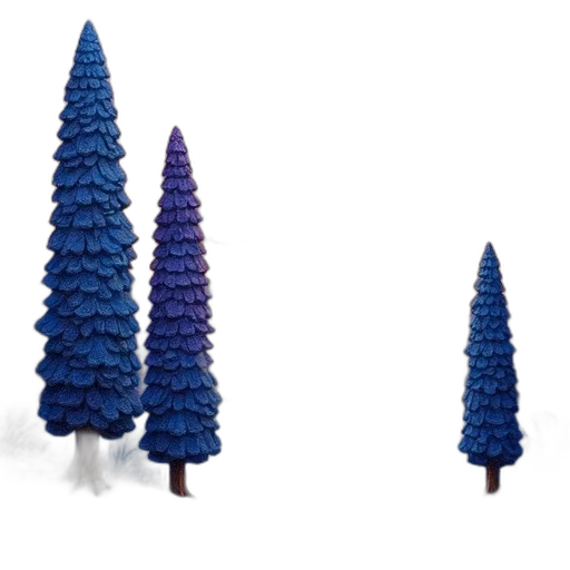 tree, umbrella, crown, hat, 3d render, concept art, forest, outer space transparent PNG cut-out