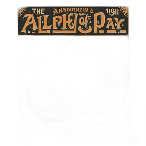 flyer, announcing, 1911, guiet, day transparent PNG cut-out