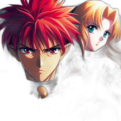 mask, anime, concept art, pixel art, fantasy art, fire, outer space, snow transparent PNG cut-out