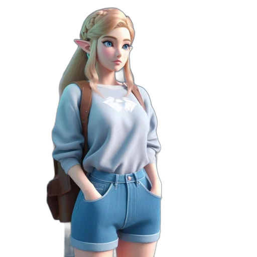 dress, jacket, 3d render, concept art, fantasy art, photorealistic, pastel, blue transparent PNG cut-out