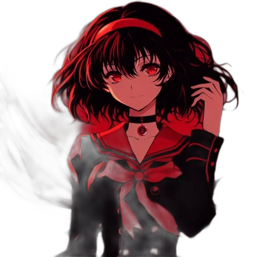 jacket, mask, face, staff, anime, pixel art, concept art, fantasy art transparent PNG cut-out