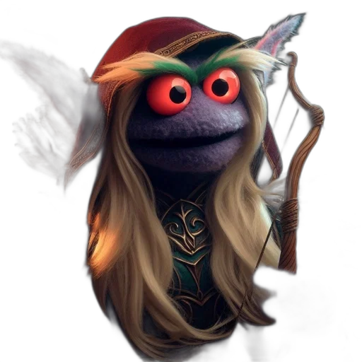 dragon, staff, mask, hat, fantasy art, concept art, 3d render, photorealistic transparent PNG cut-out