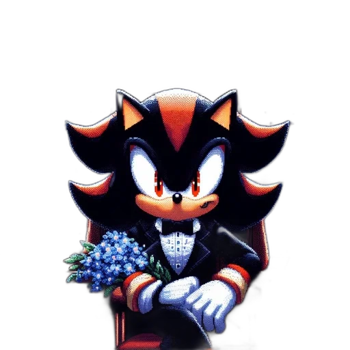 flower, animal, pixel art, concept art, 3d render, comic book art, monochrome, red transparent PNG cut-out