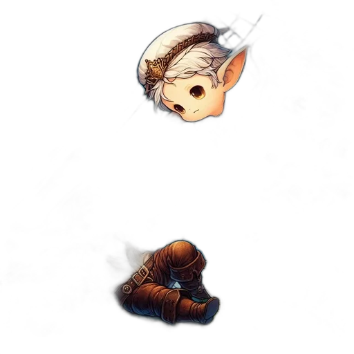 mask, creature, face, weapon, concept art, watercolor, fantasy art, pixel art transparent PNG cut-out