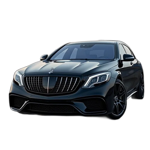 car, 3d render, photorealistic, mercedes transparent PNG cut-out