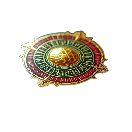 jewelry, staff, crown, 3d render, close-up, green, white, trading transparent PNG cut-out