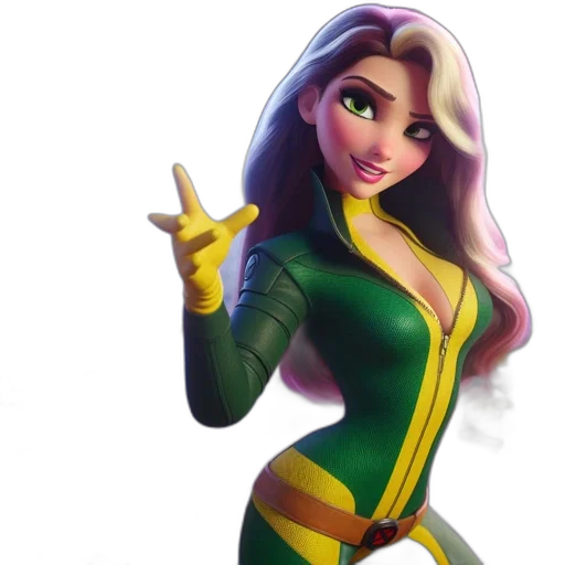 dress, concept art, fantasy art, comic book art, 3d render, green, neon, animated transparent PNG cut-out