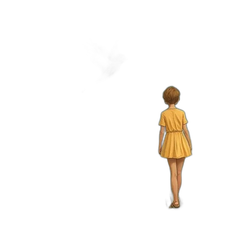 dress, robot, umbrella, jacket, pixel art, concept art, 3d render, photorealistic transparent PNG cut-out