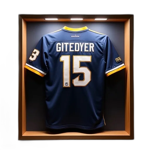 personalized, jersey, display, case transparent PNG cut-out