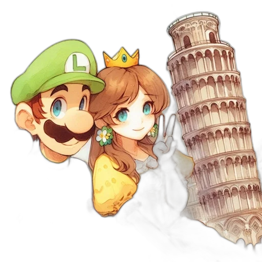 crown, hat, dress, weapon, pixel art, watercolor, concept art, fantasy art transparent PNG cut-out