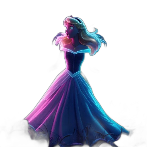 dress, crown, staff, robot, concept art, pixel art, fantasy art, watercolor transparent PNG cut-out