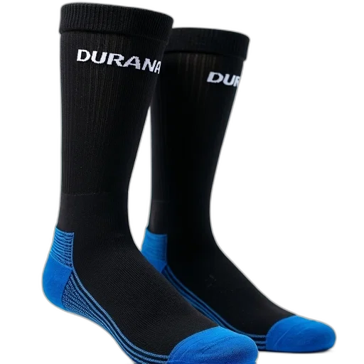 shoes, pair, black, blue, athletic, socks, brand, name transparent PNG cut-out