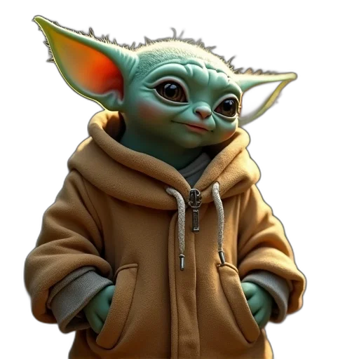 jacket, staff, animal, creature, concept art, 3d render, photorealistic, fantasy art transparent PNG cut-out