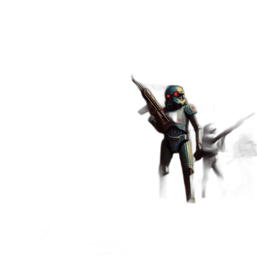 robot, dragon, weapon, sword, concept art, pixel art, 3d render, fantasy art transparent PNG cut-out