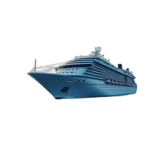 3d render, photorealistic, concept art, brilliance, seas, ship, sea transparent PNG cut-out