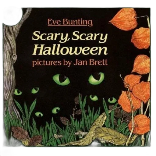 book, cover, title, scary, halloween, eve, bunting, featuring transparent PNG cut-out
