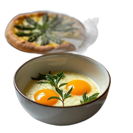 food, photorealistic, 3d render, table transparent PNG cut-out