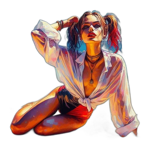 jacket, dress, jewelry, umbrella, concept art, oil painting, photorealistic, pixel art transparent PNG cut-out