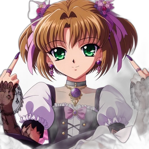 staff, jewelry, weapon, anime, pixel art, vaporwave, cartoon, animated transparent PNG cut-out