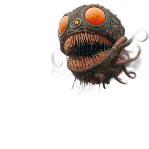 creature, mask, face, animal, concept art, 3d render, photorealistic, fantasy art transparent PNG cut-out