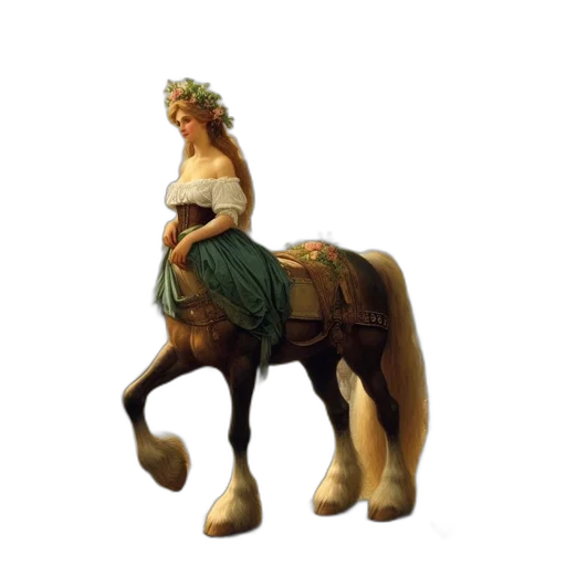 crown, staff, 3d render, concept art, fantasy art, photorealistic, forest, woman transparent PNG cut-out