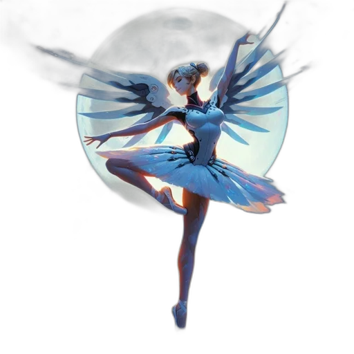 dress, staff, concept art, fantasy art, pixel art, anime, outer space, blue transparent PNG cut-out