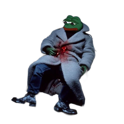 jacket, weapon, staff, robot, concept art, neon lights, individual, wearing transparent PNG cut-out