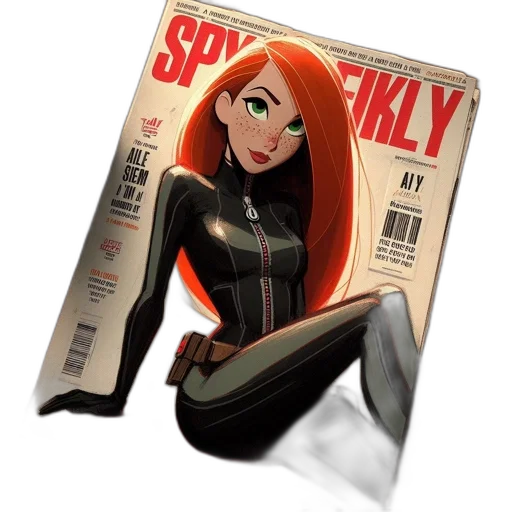 jewelry, jacket, comic book art, concept art, cartoon, 3d render, magazine, titled transparent PNG cut-out