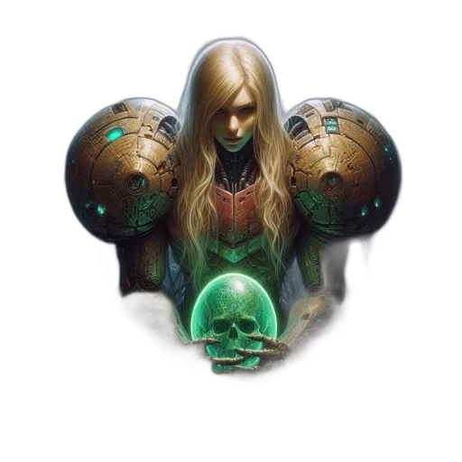 face, mask, robot, concept art, fantasy art, pixel art, comic book art, woman transparent PNG cut-out