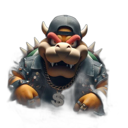 dragon, animal, creature, weapon, concept art, 3d render, fantasy art, bowser transparent PNG cut-out