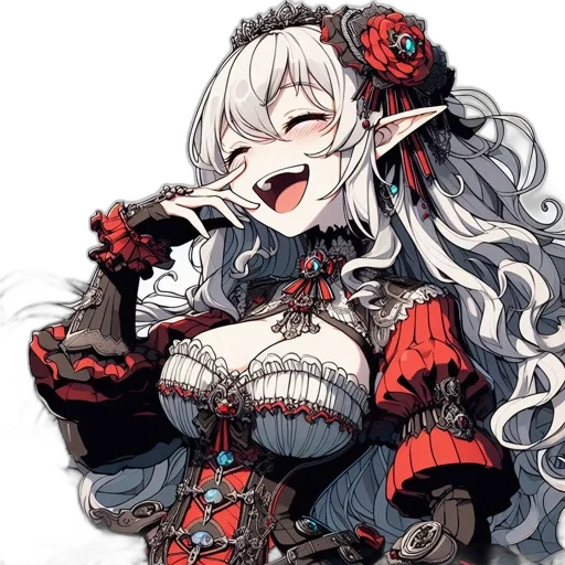 dragon, staff, weapon, anime, pixel art, monochrome, animated, female transparent PNG cut-out
