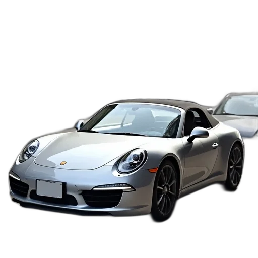 car, 3d render, photorealistic, concept art, monochrome, silver, convertible, sports transparent PNG cut-out