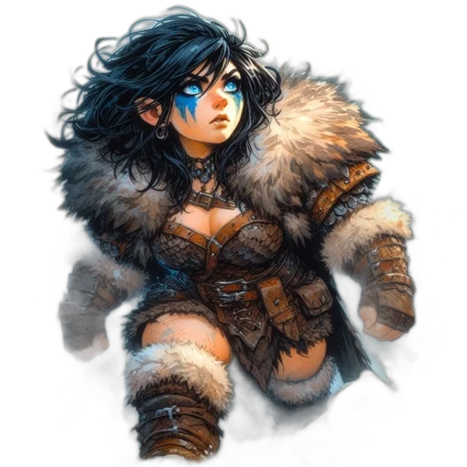 fantasy art, concept art, comic book art, pixel art, blue, earth tones, monochrome, dark transparent PNG cut-out