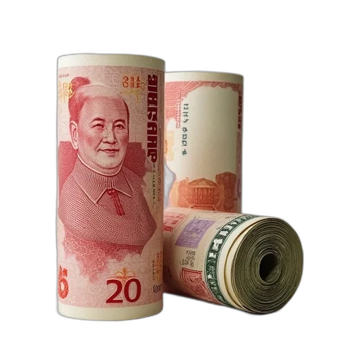 face, photorealistic, 3d render, dollar transparent PNG cut-out