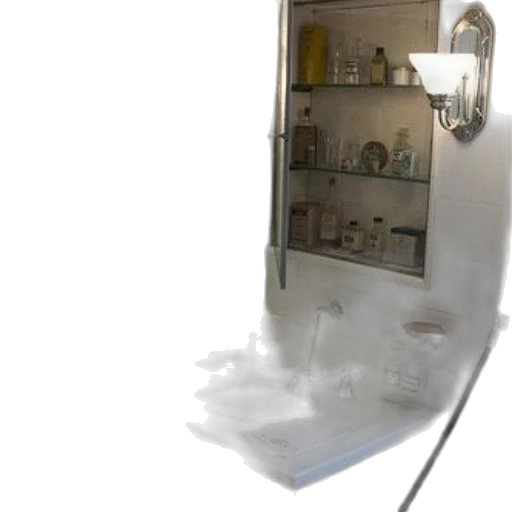 bottle, furniture, mask, weapon, 3d render, concept art, photorealistic, underwater transparent PNG cut-out