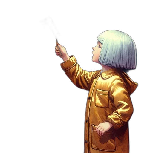 jacket, staff, weapon, sword, concept art, pixel art, fantasy art, photorealistic transparent PNG cut-out