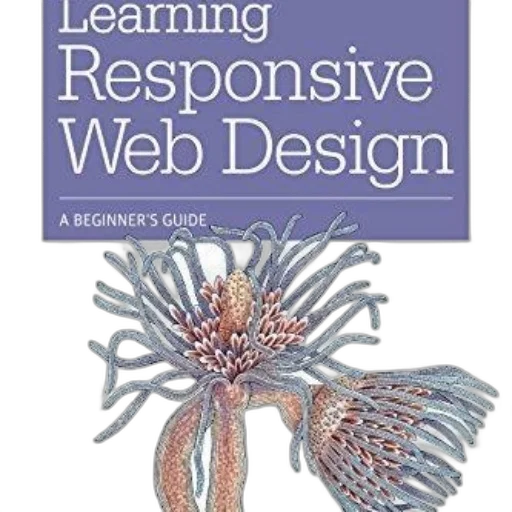 learning, responsive, web, design, beginner, guide, book, cover transparent PNG cut-out