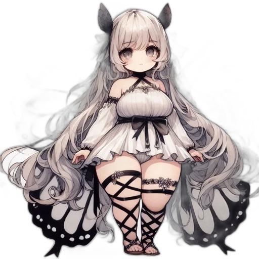 dress, creature, staff, dragon, pixel art, fantasy art, concept art, anime transparent PNG cut-out