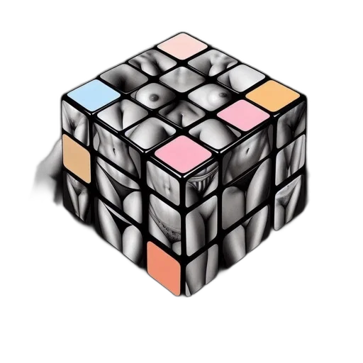 jewelry, 3d render, pixel art, vaporwave, concept art, monochrome, dark, colorful transparent PNG cut-out