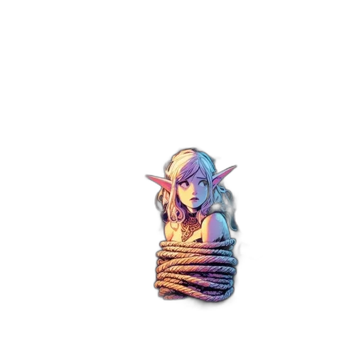 creature, dragon, animal, mask, vaporwave, concept art, 3d render, pixel art transparent PNG cut-out